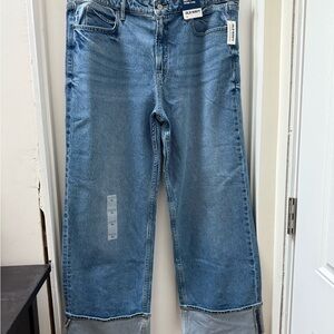 Old Navy Women’s Jeans Sky High Wide Leg